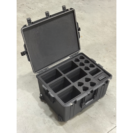 5x Pico 4 Ultra Enterprise VR Headsets Custom Foam Insert and Charging Station in 5640 Hard Case