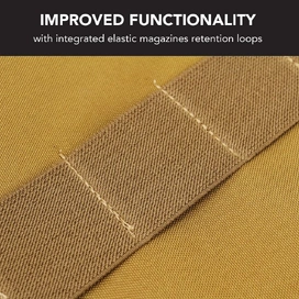 Handgun Pistol Bag Soft Case with 5 Magazine Slots - Desert Tan