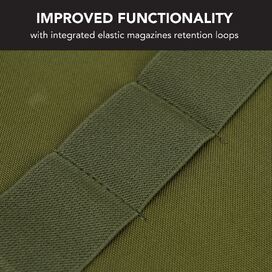 Handgun Pistol Bag Soft Case with 5 Magazine Slots - Olive Drab