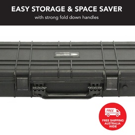 Black Rifle Hard Gun Case + Shooting Range Mat Bundle (No Foam)