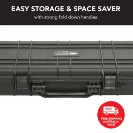 Black Rifle Hard Gun Case + Shooting Range Mat Bundle (No Foam)