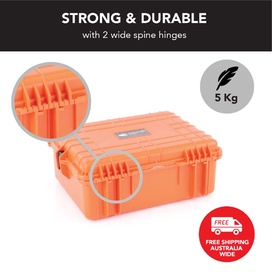 HD Series Utility Hard Case for Cameras & Drones - Hi Vis Orange