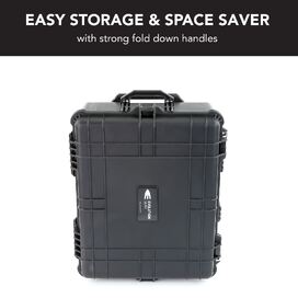Trolley Hard Case for Drones, Cameras & Sensitive Equipments - Black