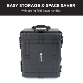 Trolley Hard Case for Drones, Cameras & Sensitive Equipments - Black