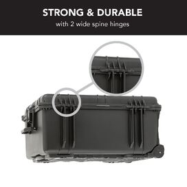 HD Series 5530 Trolley Camera & Drone Hard Case with Padded Dividers - Black