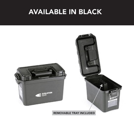 Large Ammunition Case Weatherproof Ammo Box / Dry Box in Black