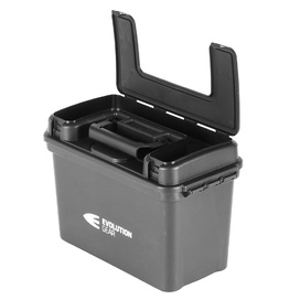 4 x Large Ammunition Case Weatherproof Ammo Box / Dry Box in Black