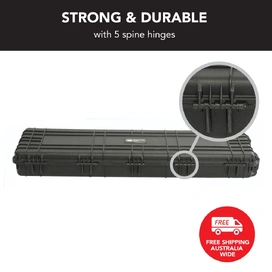 Black Rifle Hard Gun Case + Shooting Range Mat Bundle (No Foam)