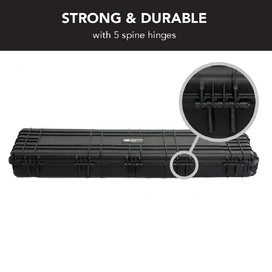 Black Rifle Hard Gun Case + Double Rifle Bag Bundle (No Foam)