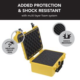 Hi Vis Yellow 3510 HD Series Utility Hard Case for Camera, Ammunition and Sensitive Equipment