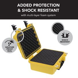 HD Series Utility Camera & Drone Hard Case 3520 - Yellow