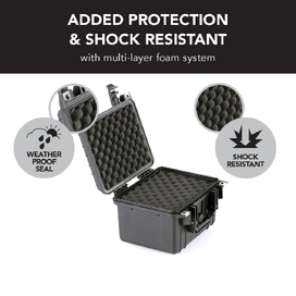 HD Series Utility Hard Case for Cameras & Drones 3525 - Black