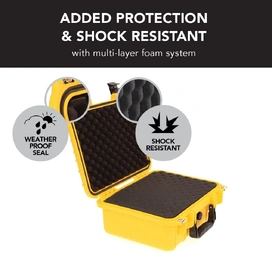 HD Series Utility Camera & Drone Hard Case 3530 - Yellow