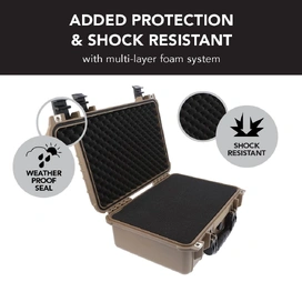 HD Series Utility Camera & Drone Hard Case - Desert Tan