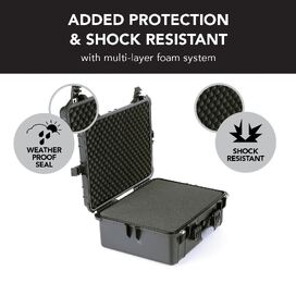 HD Series Utility Hard Case for Cameras & Drones - Black