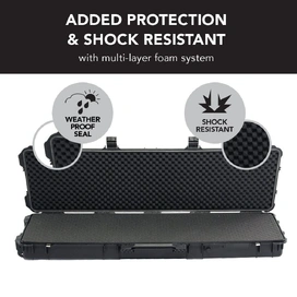 HD Series Rifle Hard Gun Case XL - Black