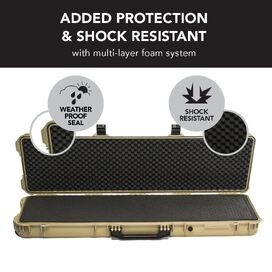 HD Series Rifle Hard Gun Case XL - Desert Tan