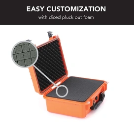HD Series Utility Camera & Drone Hard Case - Hi Vis Orange