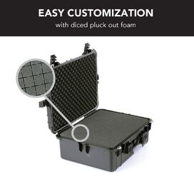 HD Series Utility Hard Case for Cameras & Drones - Black