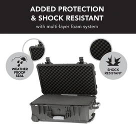 HD Series Trolley Camera & Drone Hard Case 5510 With Foam Systems