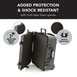 HD Series Trolley Camera & Drone Hard Case 5520 - Black