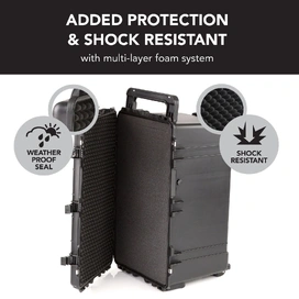 5545 Camera & Drone Hard Trolley Case - Black