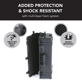 5660 Lite Series Trolley Hard Case in Black