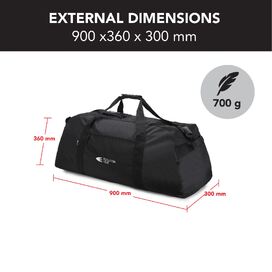Multipurpose Black Duffel Bag Suitable for Hunting & Camping