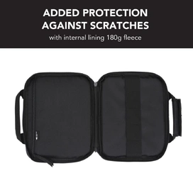 Handgun Pistol Bag Soft Case with 5 Magazine Slots - Black