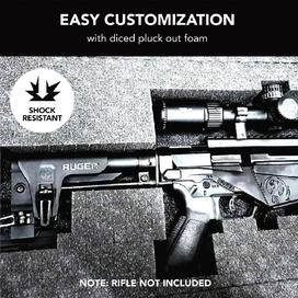 HD Series Rifle Hard Gun Case M - Black