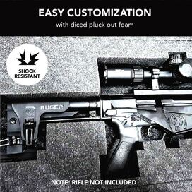 HD Series Rifle Hard Gun Case L - Black