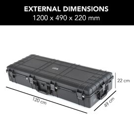 2533 Lite Series Long Hard Case in Black