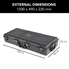 2533 Lite Series Long Hard Case in Black