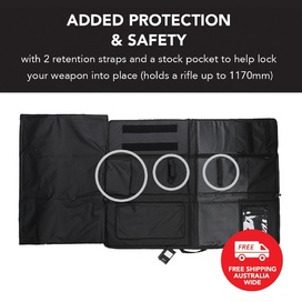 Black Rifle Hard Gun Case + Shooting Range Mat Bundle (No Foam)