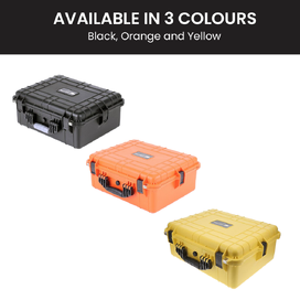 HD Series Utility Hard Case for Cameras & Drones - Hi Vis Orange