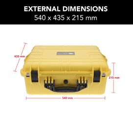 HD Series Utility Hard Case for Cameras & Drones - Yellow
