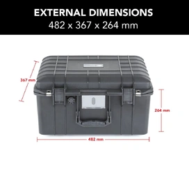 3650 Lite Series Hard Case in Black