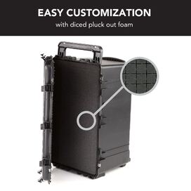 5545 Camera & Drone Hard Trolley Case - Black