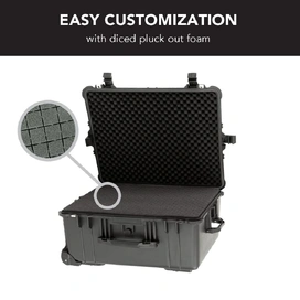 HD Series Trolley Camera & Drone Hard Case - Black