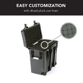 Trolley Hard Case for Lightings, Audio Devices, DJ and Sensitive Equipment