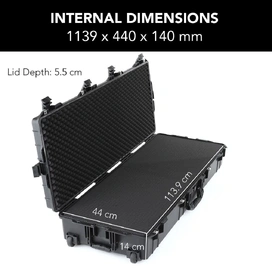 2533 Lite Series Long Hard Case in Black