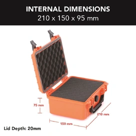 Hi Vis HD Series Utility Hard Case 3510 for Camera, Ammunition and Sensitive Equipment