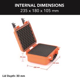 HD Series Utility Camera & Drone Hard Case 3520 - Hi Vis Orange