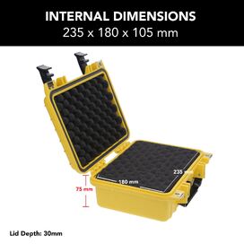HD Series Utility Camera & Drone Hard Case 3520 - Yellow