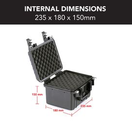 HD Series Utility Hard Case for Cameras & Drones 3525 - Black