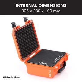 HD Series Utility Camera & Drone Hard Case 3530 - Hi Vis Orange