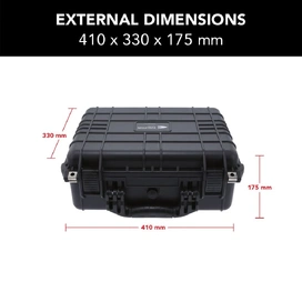 HD Series Utility Camera & Drone Hard Case 3540 With Padded Dividers - Black