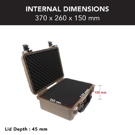 HD Series Utility Camera & Drone Hard Case - Desert Tan