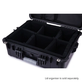 HD Series 3560 Utility Hard Case With Padded Dividers for Cameras & Drones - Black