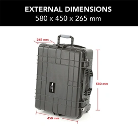 HD Series Trolley Camera & Drone Hard Case 5520 - Black